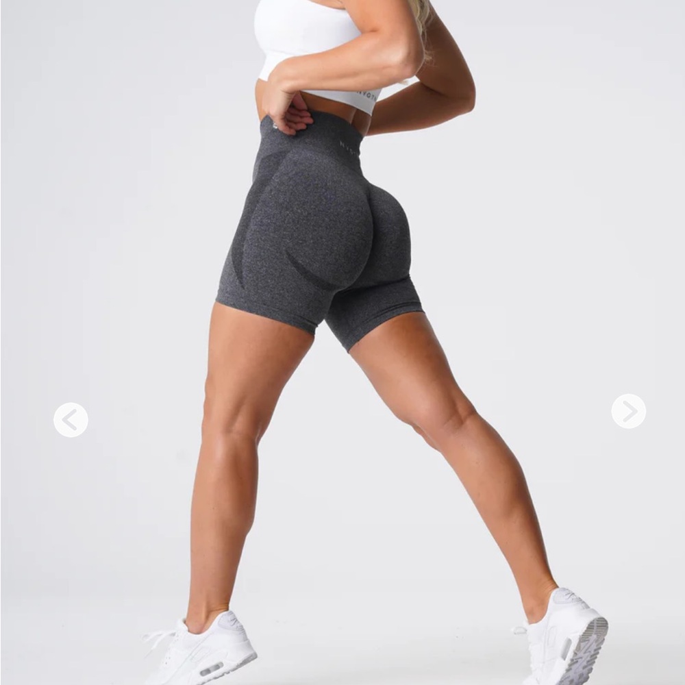NVGTN Black Speckled Contour Seamless Shorts